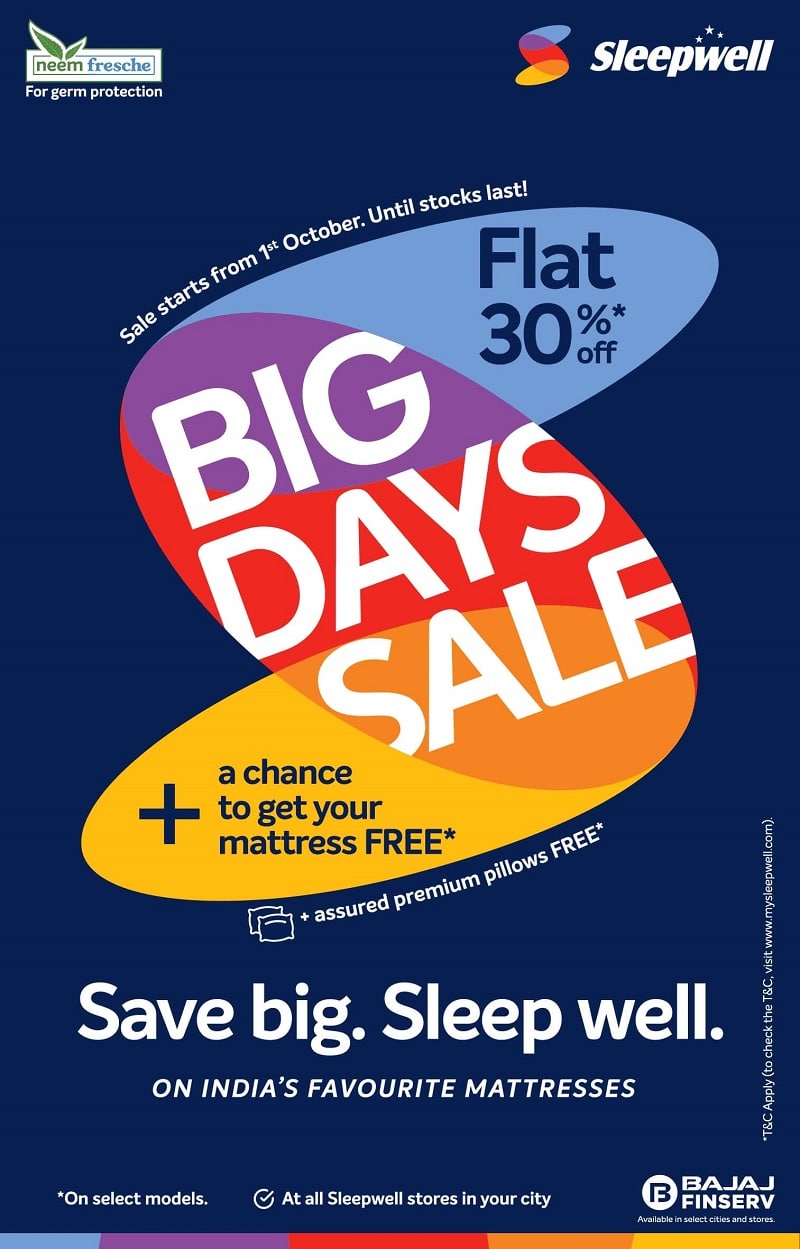 Sleepwell Big Days Sale