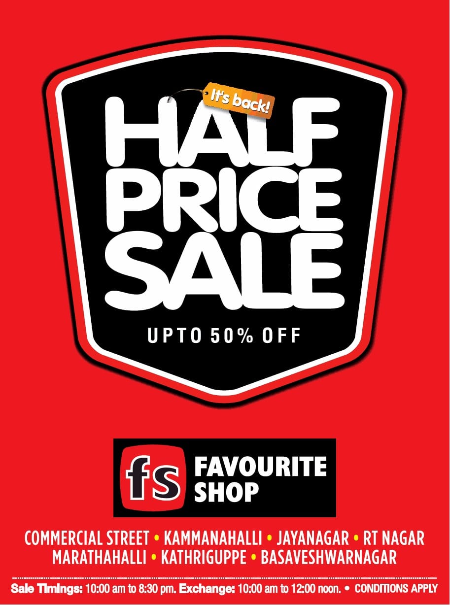 Favourite Shop Half Price Sale