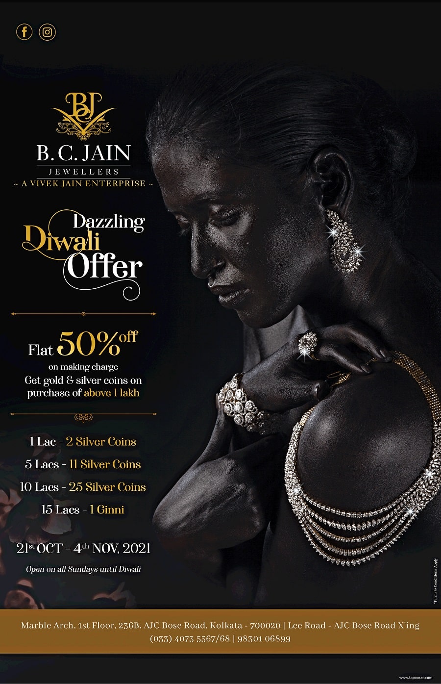 BC Jain Jewellers Diwali offer