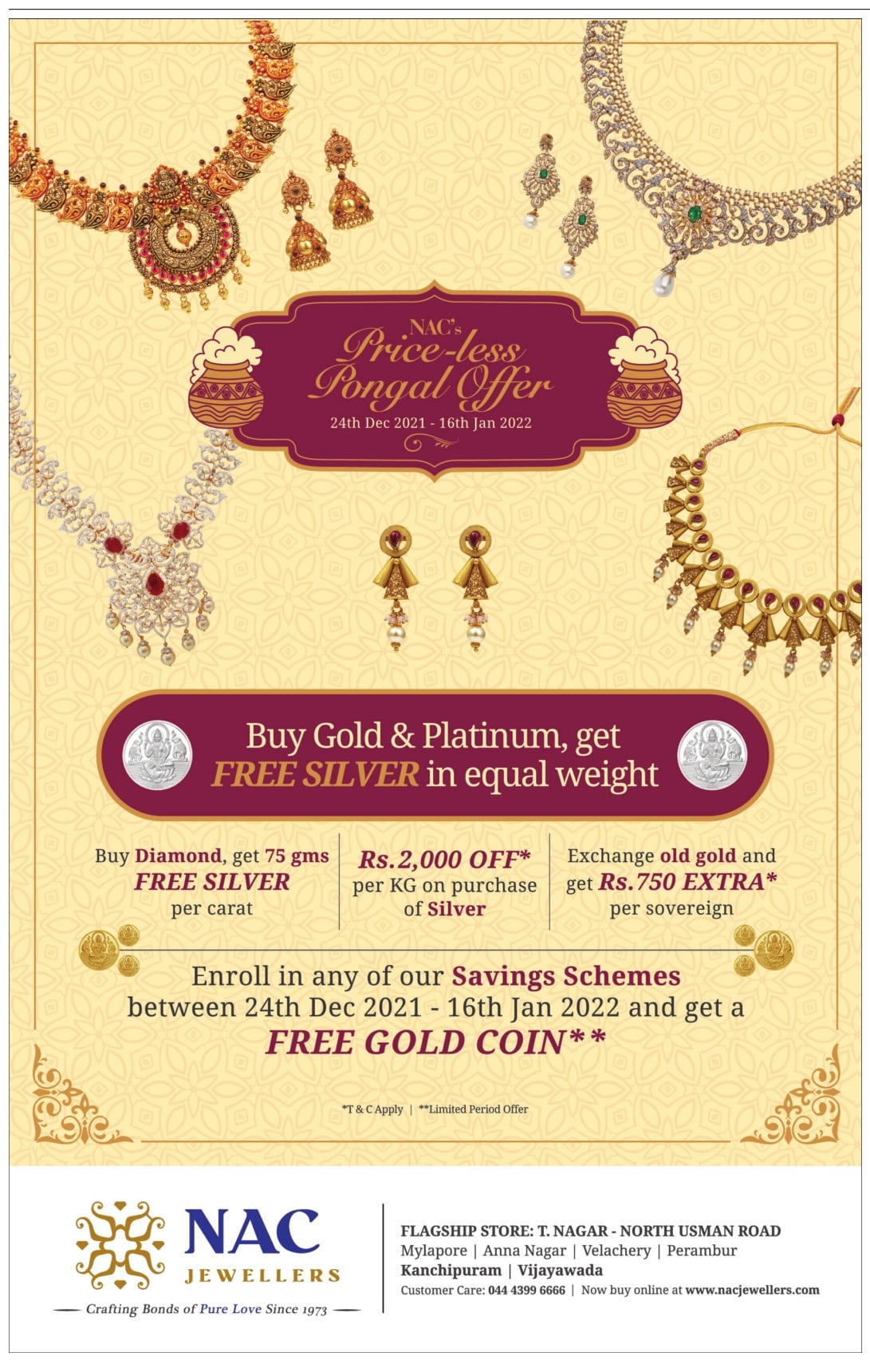 NAC Jewellers Pongal Offer