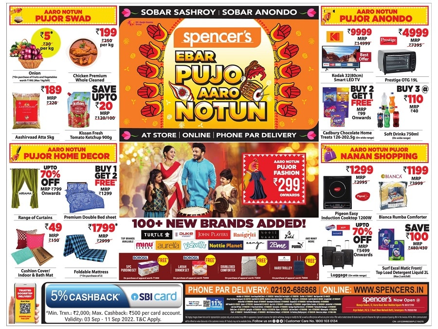 Spencer’s Pujo Shopping offers