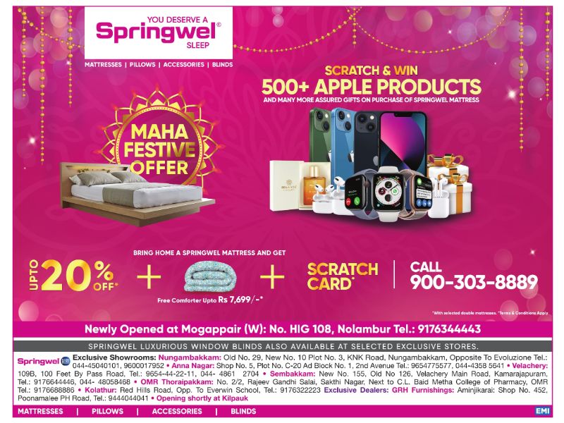 Springwel Maha Festive offer