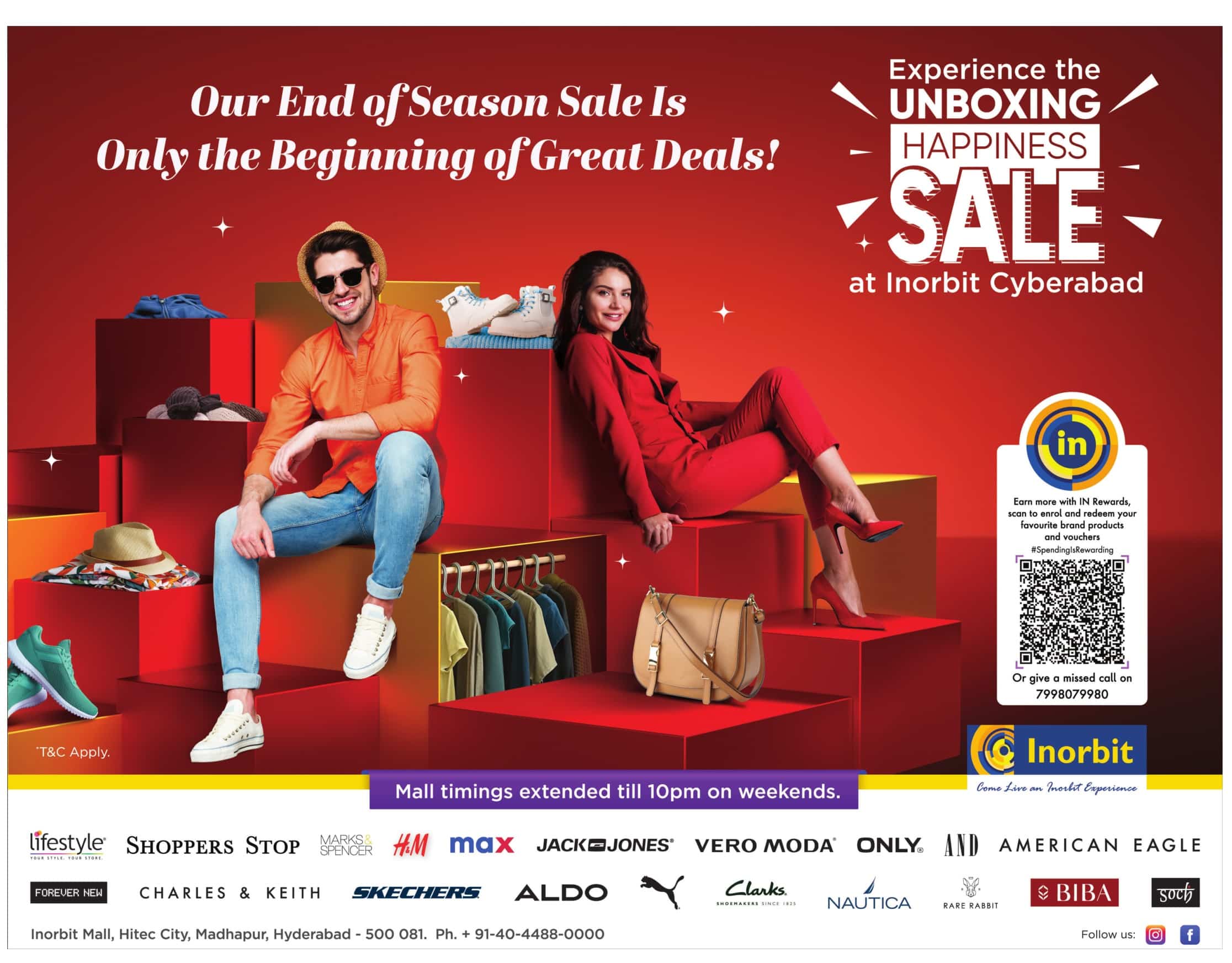 Inorbit Mall Hyderabad End of Season Sale