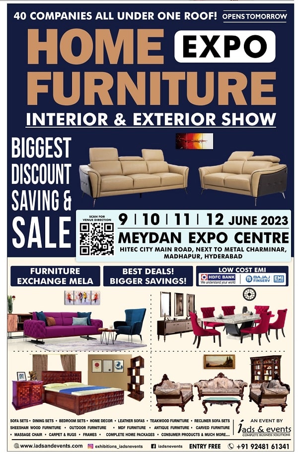 Home Furniture Expo Hyderabad June 2023 Check n' Shop India