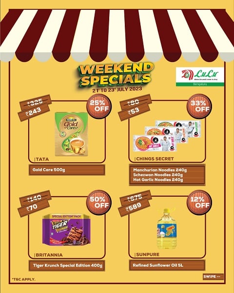Lulu Mall Bangalore Weekend Special sale
