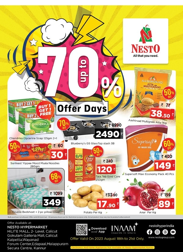 Nesto Hypermarket Kannur Offer deals
