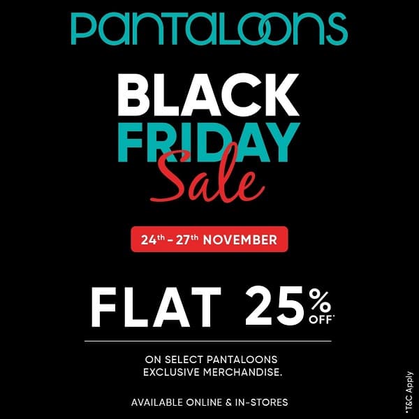 Pantaloons Black Friday Sale