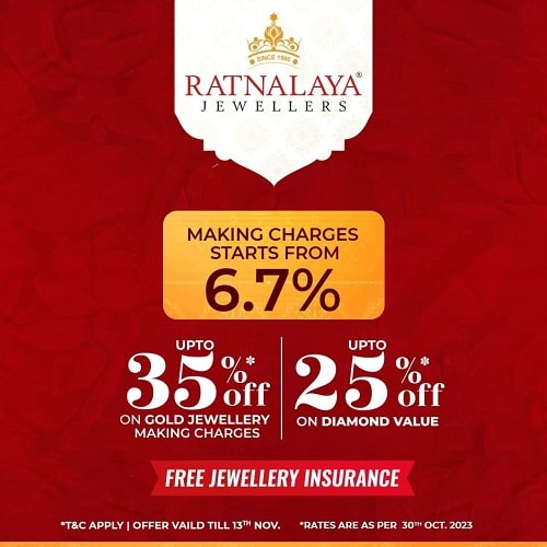 Ratnalaya Jewellers Diwali Promotion