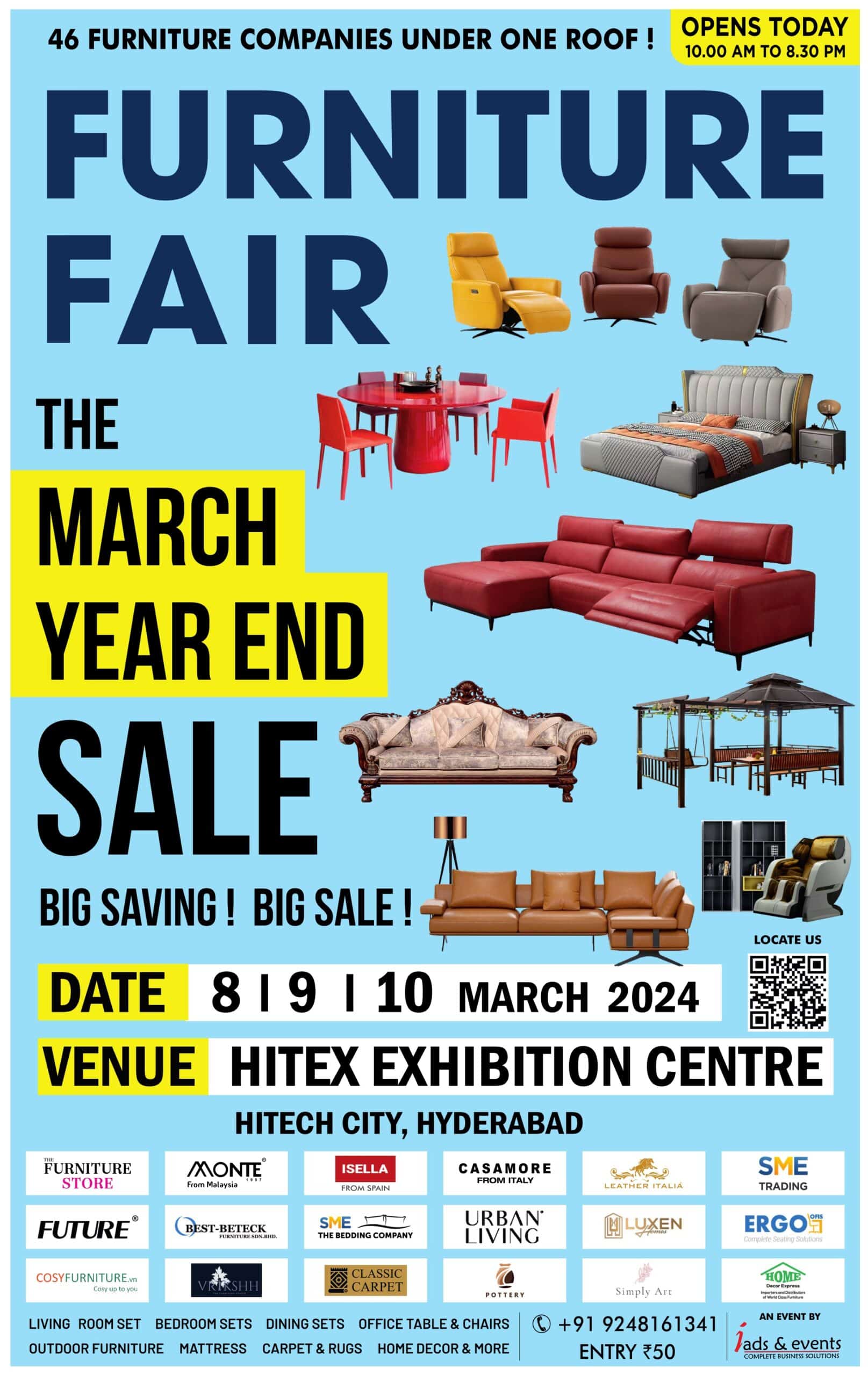 Furniture Fair Hyderabad March Year End Sale