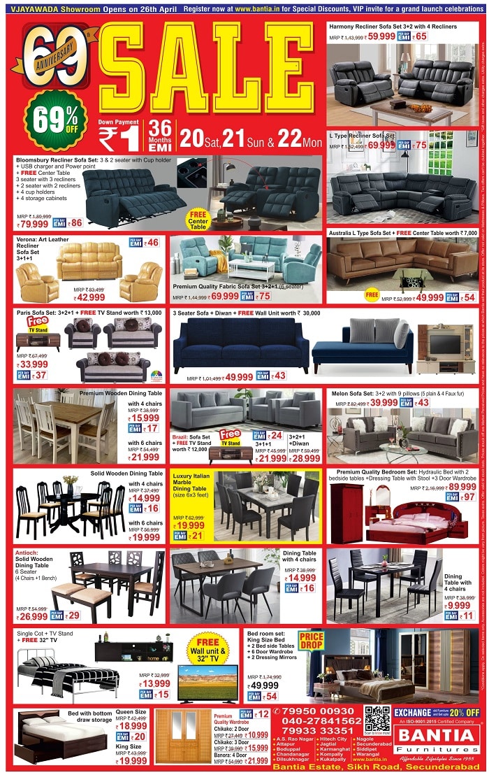 Bantia Furniture Sale