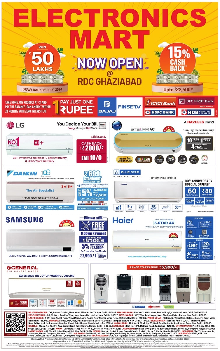 Electronics Mart Inaugural Offers