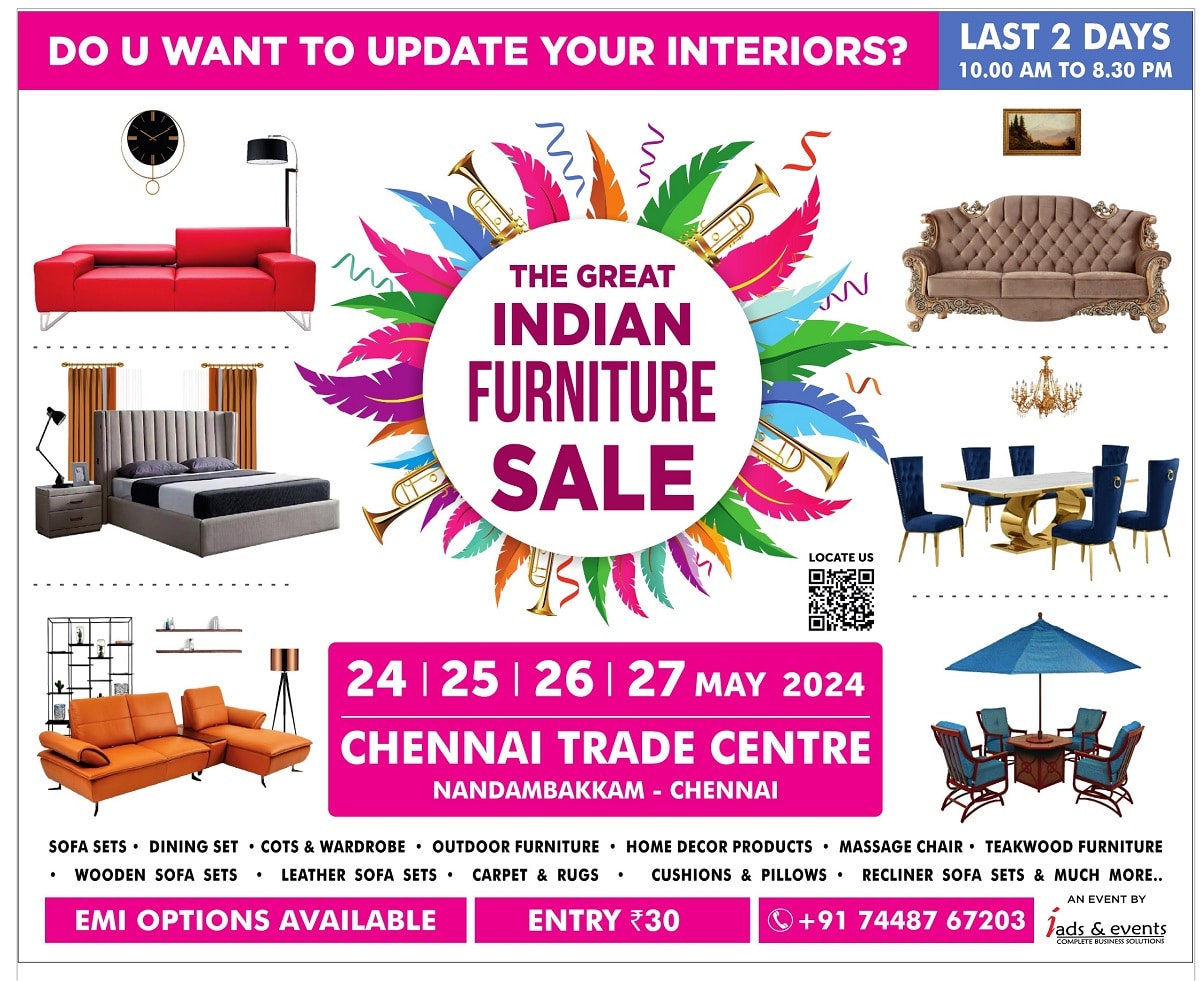 Chennai The Great Indian Furniture Sale